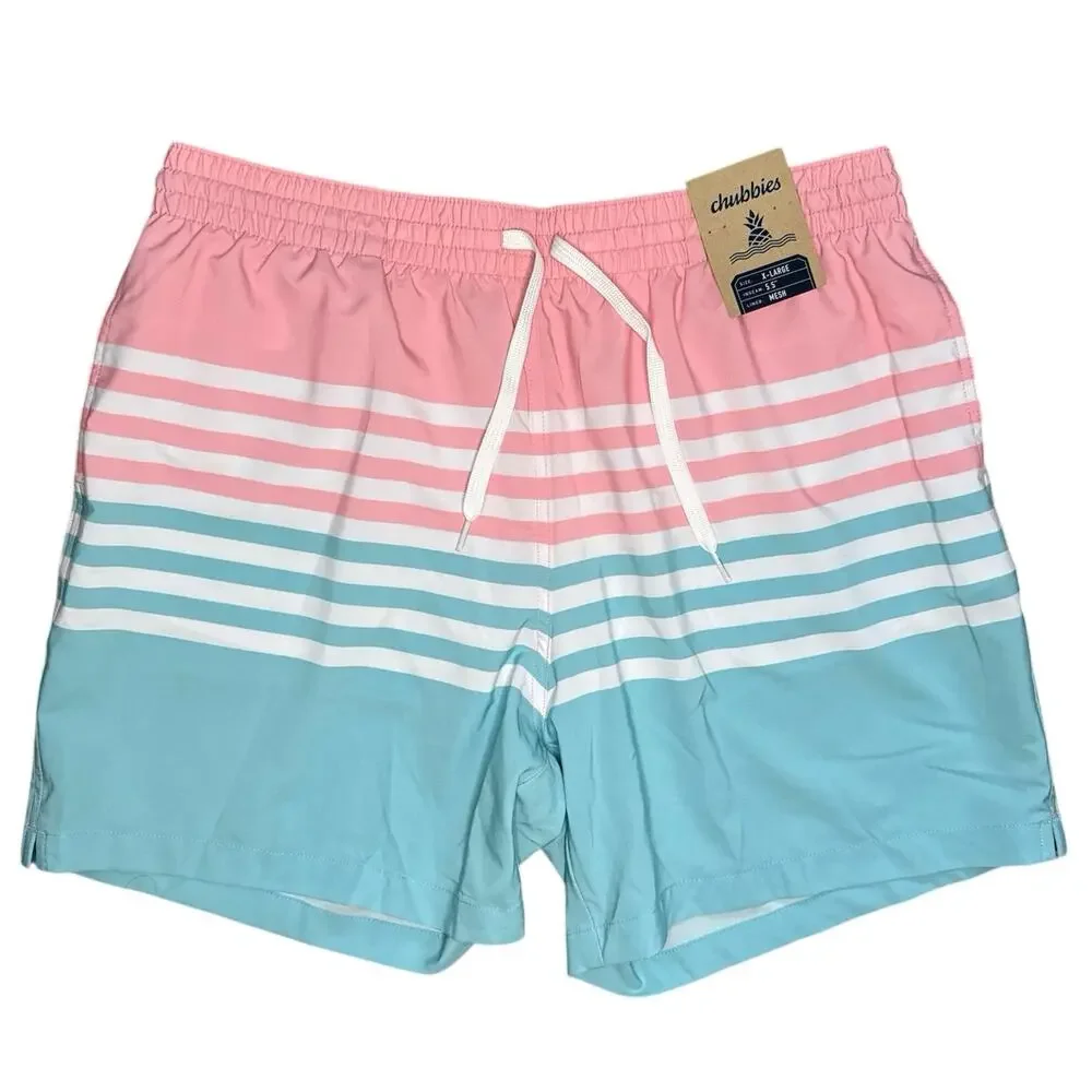 NWT Chubbies On The Horizon 5.5” Swim Short Size XL